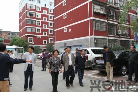 市政協(xié)檢查觀摩小組來城市花園實(shí)地調(diào)研